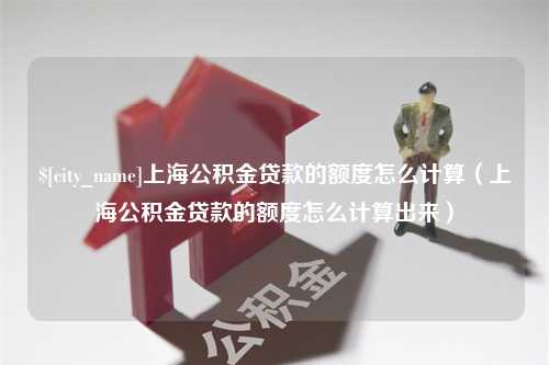 儋州上海公积金贷款的额度怎么计算（上海公积金贷款的额度怎么计算出来）